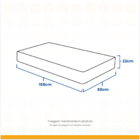 Colchão De Molas Ensacadas Classic Solteiro 88 cm