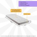 Colchão De Solteiro Com Espuma D23 78x188cm Inducol Cr451a