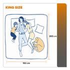 Colchão Espuma King Zidi Brooklyn 193x203x25cm