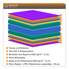 Colchão Espuma King Zidi Brooklyn 193x203x25cm
