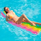 Colchão Esteira Inflável Para Piscina Arco-íris Colorido Intex