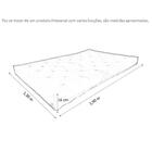 Colchão Futon Casal Dobrável Sofa Cama Azul Tiffany