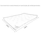 Colchão Futon Casal Dobrável Sofa Cama Preto