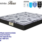 Colchão Gazin Mola Flora (Molas Bonnel) Preto 138x188x22