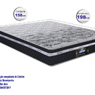 Colchão Gazin Mola São João (Molas Ensacada) Preto 158x198x26