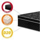 Colchão Gazin Pérola Negra Queen 158x198