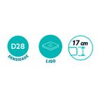 Colchão Hospitalar Solteiro Impermeável Espuma D28 Azul 188x8