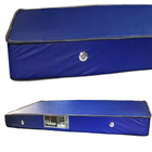 Colchão Impermeável Solteiro D33 15x88x188cm Azul Ou Branco -