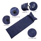 Colchao Inflavel Camping Automatico Enche Sozinho Dormir Azul