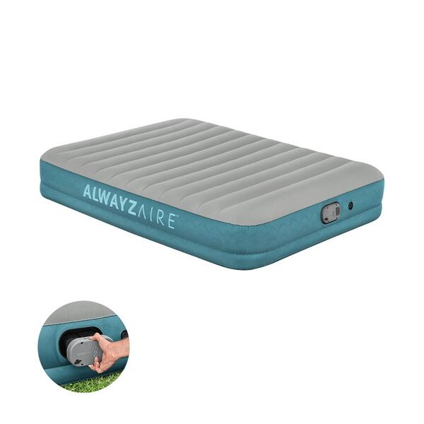Colchão Inflável Casal Alwayzaire Com Inflador Automático E R