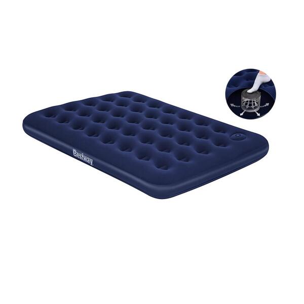Colchão Inflável Casal Com Inflador Fole Acoplado Bestway