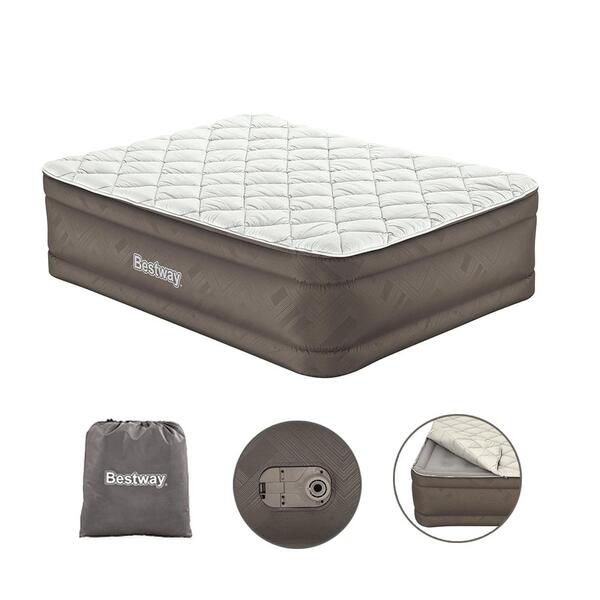 Colchão Inflável Casal Queen Duvet com Bomba Embutida 220v +