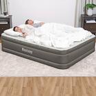 Colchão Inflável Casal Queen Fortech Com Bomba Embutida 110v