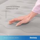 Colchão Inflável Solteiro Twin Fortech Plus 180kg + Bomba Emb