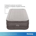 Colchão Inflável Solteiro Twin Fortech Plus 180kg + Bomba Emb