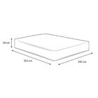 Colchão King 193cm D33 Molas Pockets Guarda Costa Ouro Probel