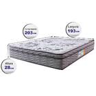 Colchão King  193x203x28 One Face Espuma D45 Cinza