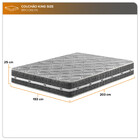 Colchão King Brooklyn Ortopédico Espuma D45 Extra Firme 193x2