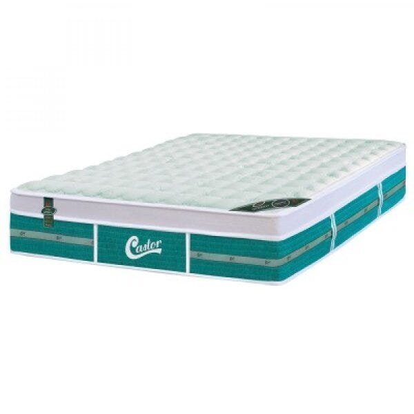 Colchão King Castor Super 32x193x203cm De Mola Pocket Gold St