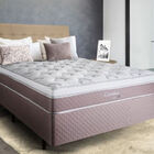 Colchão King Coimbra Mola Maxspring (25x193x203) Branco E Bege