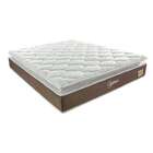 Colchão King Cygnus Molas Ensacadas (34x193x203) Branco E Bege