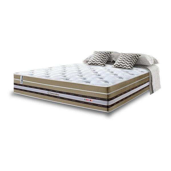 Colchão King De Molas Ensacadas Cama Inbox Select Euro Soft 1