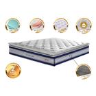 Colchão King De Molas Ensacadas D33 Com Pillow Top Cama Inbox