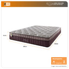 Colchão King Detroit Molas Ensacadas Visco Gel Pillow In 193x