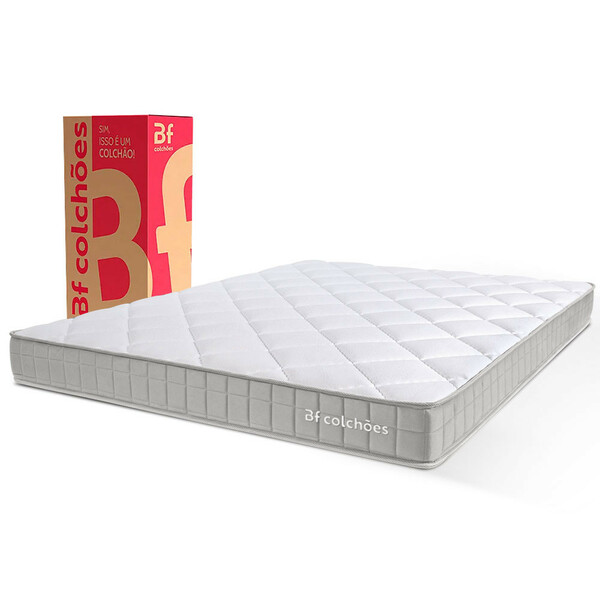 Colchão King Duo Ortopédico D33 À Vácuo 193x203x17cm Bf Colch