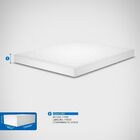 Colchão King Espuma D45 Guarda Costas Probel 20cm Branco/cinz