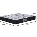 Colchão King Gazin Super D45 Supreme 193x203x26 Preto
