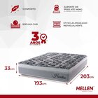 Colchão King Hellen Molas Ensacadas Houston Top 33x 203x 193