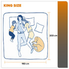 Colchão King Houston Molas Ensacadas Pillow In 193x203x28cm