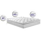 Colchão King Molas Ensacadas 193x203 Cama Inbox Confort Snow