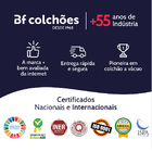 Colchão King Molas Ensacadas Espuma Nasa Viscoelástica  D33 C