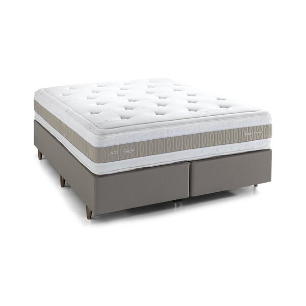 Colchão King Molas Ensacadas Venus 193x203x35cm Herval Branco