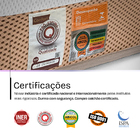 Colchão King Ortopédico a Vácuo Premium Original 193x203cm BF