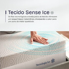 Colchão King Ortopédico D33 Molas Ensacadas Tecido Refrescant