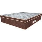 Colchão King Pillow Top Bourbon - Pelmex - Branco / Mel