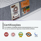 Colchão King Premium BF Ice Espuma NASA 193x203cm BF Colchões