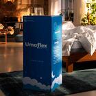 Colchão King Size 193 X 203 X 25 Branco E Azul Umaflex Fit Vi