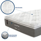 Colchão King Size 193x203x34 Brilhante Prorelax Molas Ensacad