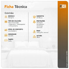 Colchão King Size Magnético Infravermelho Massageador Molas E