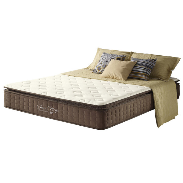 Colchão King Size Molas Ensacadas Pillow Top San Diego 193x20