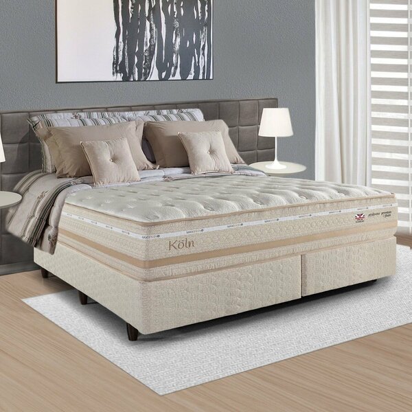 Colchão Koln One Mola Maxspring Pillow Top 193x203x33 Herval