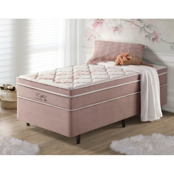 Colchão London Superlastic 88x188 Com Box 41643 Anjos