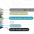 Colchão Londres Casal 138x188x32cm Molas Ensacadas Gazin