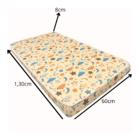 Colchão Macio Para Cama Infantil Berço Protetor  - Beauty Móv