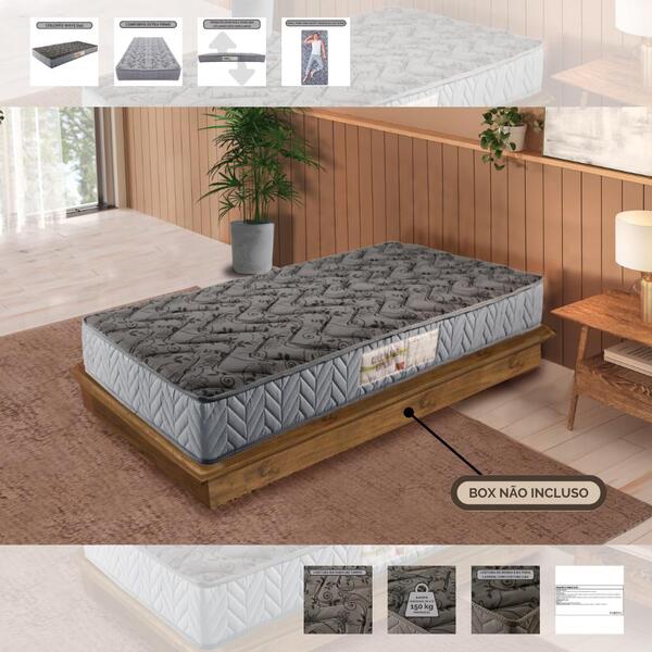 Colchão Máximus Wave D45 Solteiro 188 Cm X 78 Cm X 20 Cm Ecosono ...