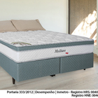Colchão Meditare Herval Molas Pockets Casal (029x188x138)